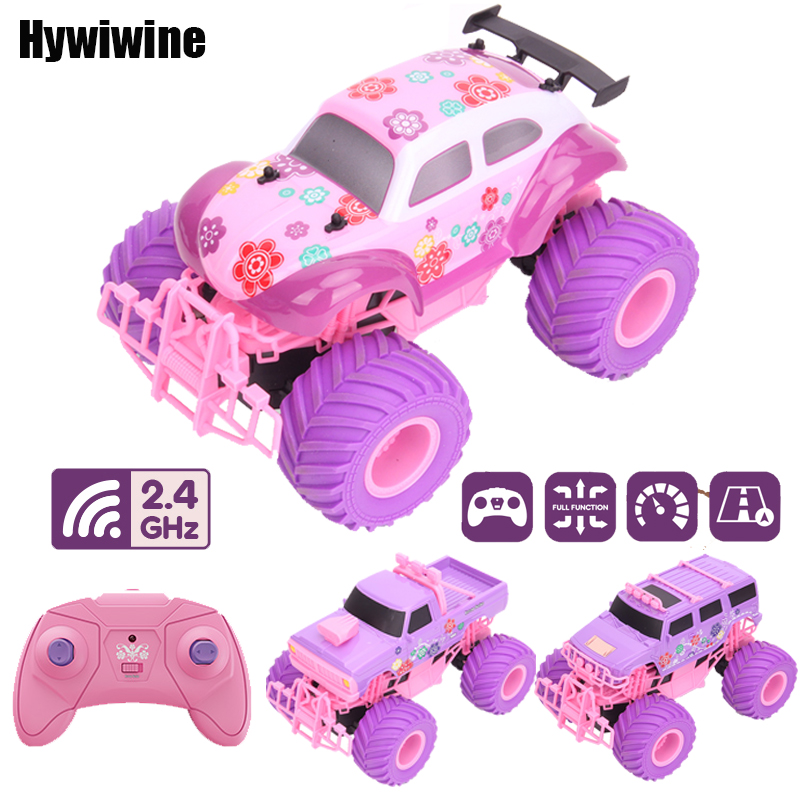 Ride On Toy Car - Pink RC Car Electric Drive Off-Road