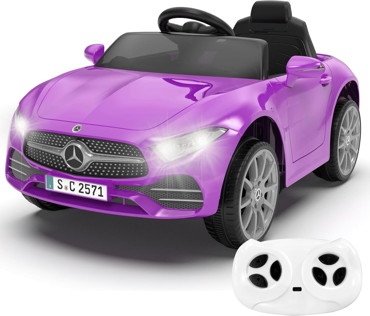 Ride On Toy Car - 12V Battery Powered Electric Ride-On Car
