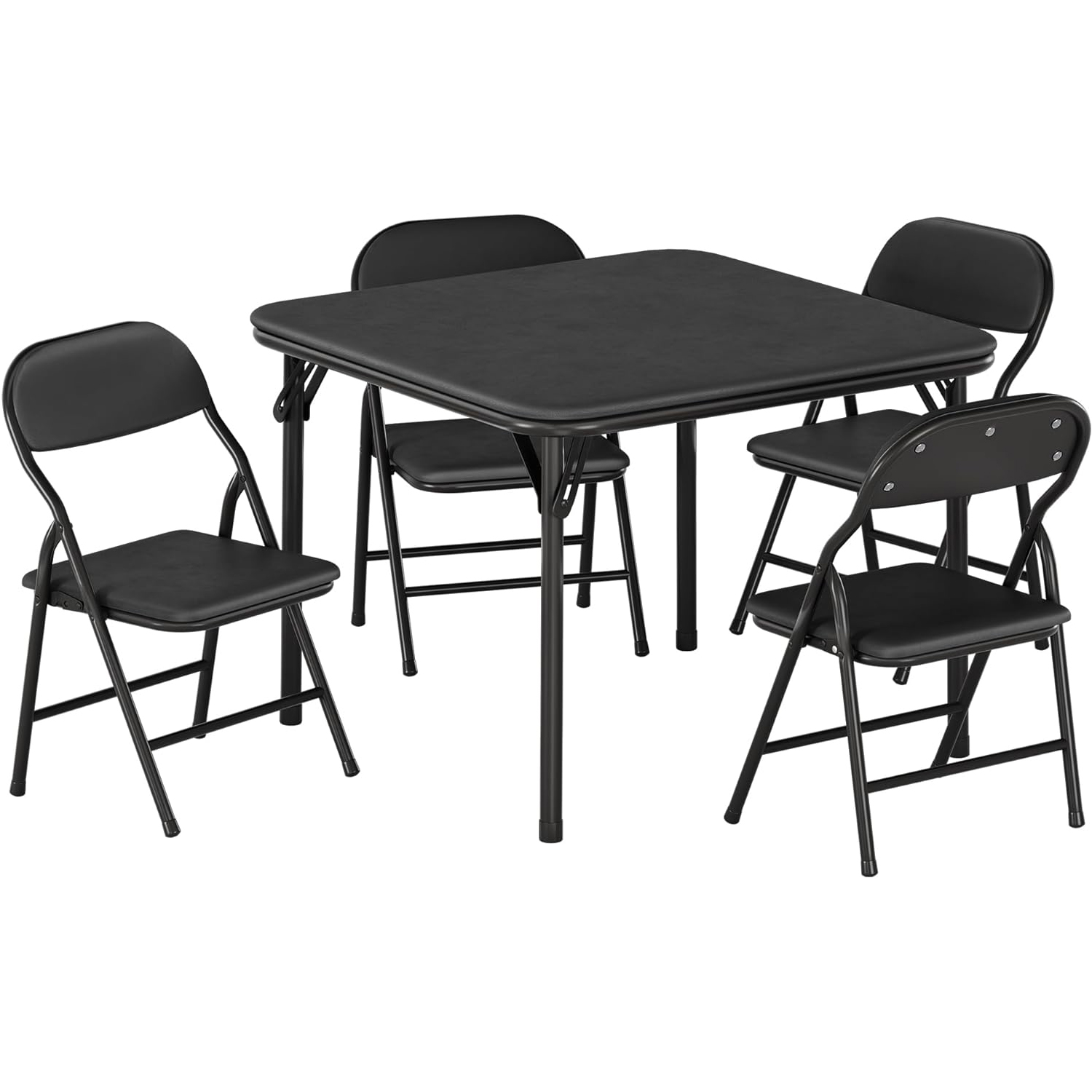 Kids Outdoor Water Table - 5-Piece Kids Folding Table and Chairs