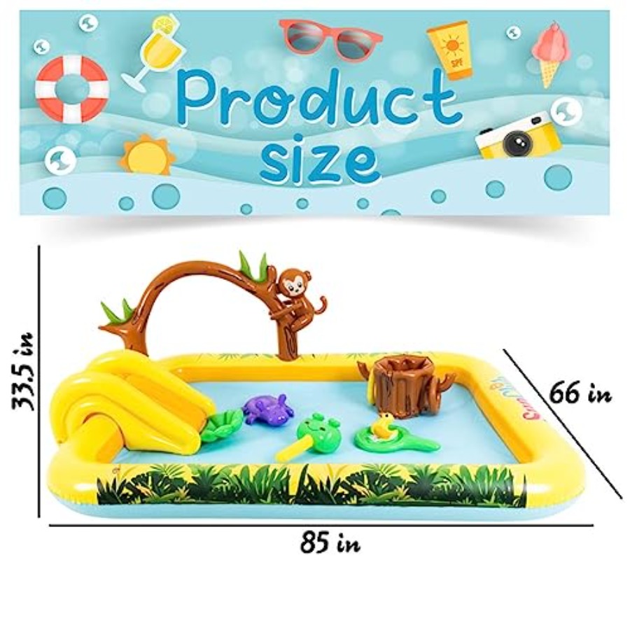 Outdoor inflatable jungle anim - đánh giá và giá Kids Outdoor Garden Toys