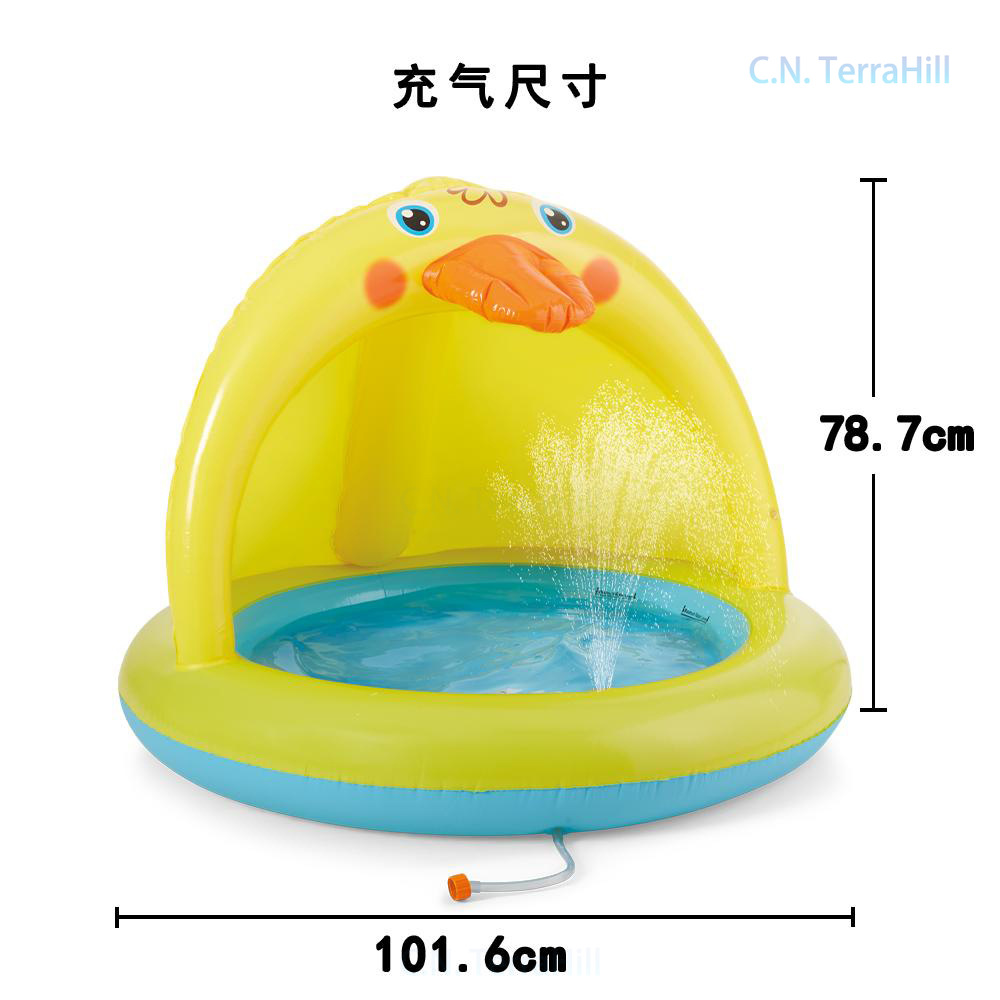 Inflatable Splash Pool for Kid - đánh giá và giá Kids Outdoor Water Table