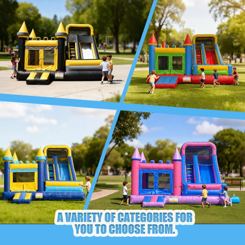 Commercial Bounce House Colorf - đánh giá và giá Kids Outdoor Slide