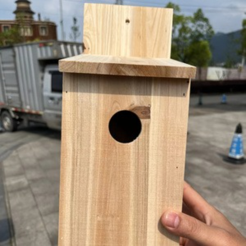 Outdoor Wooden Bird House Nest - đánh giá và giá Kids Outdoor Garden Toys