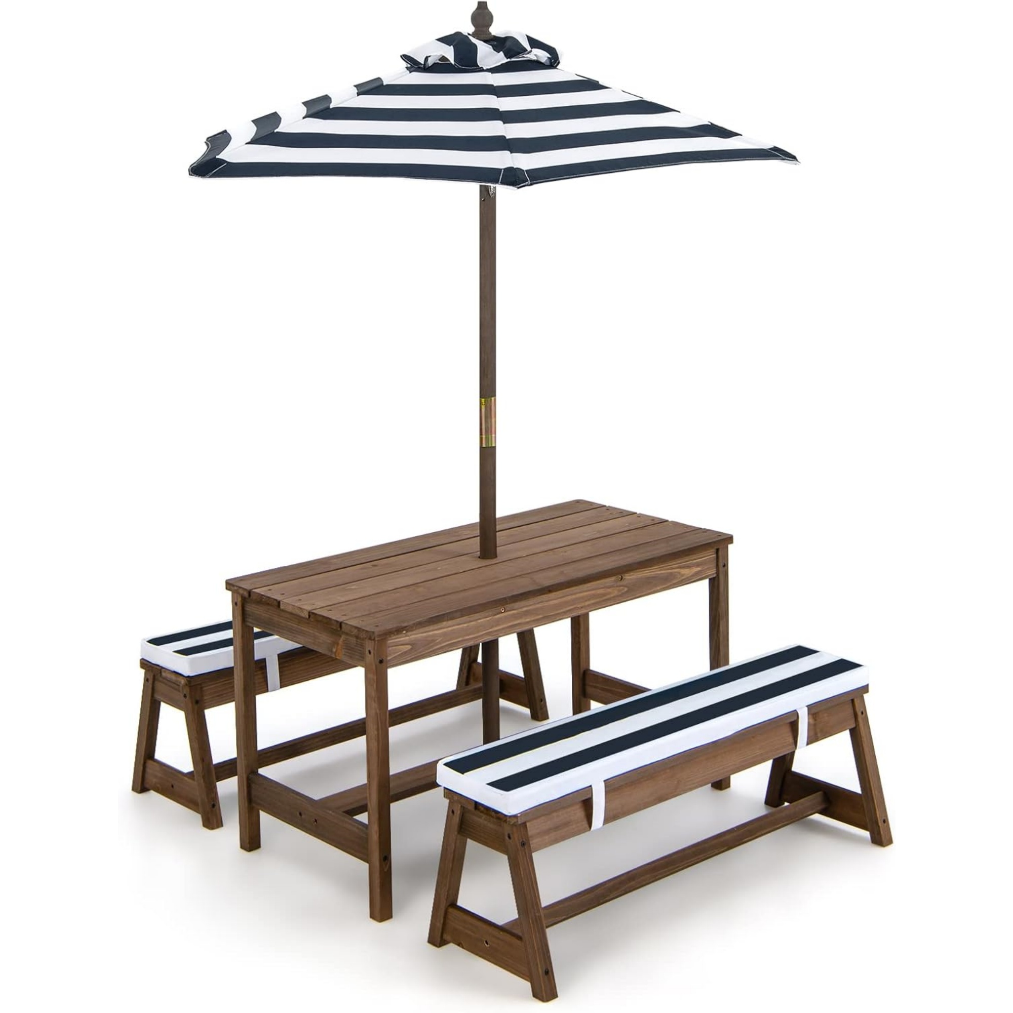 Kids Picnic Table with Umbrell - đánh giá và giá Kids Outdoor Bench With Umbrella