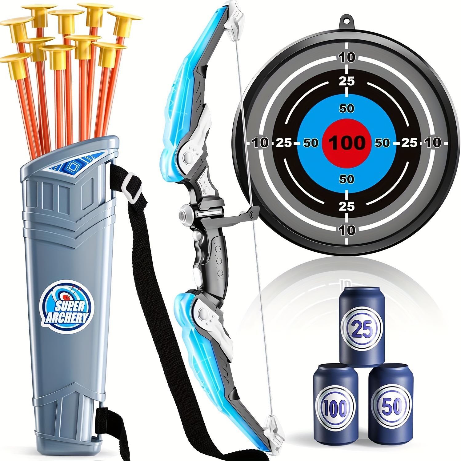 Kids Outdoor Sports Toy LED Li - đánh giá và giá Kids Outdoor Archery Set