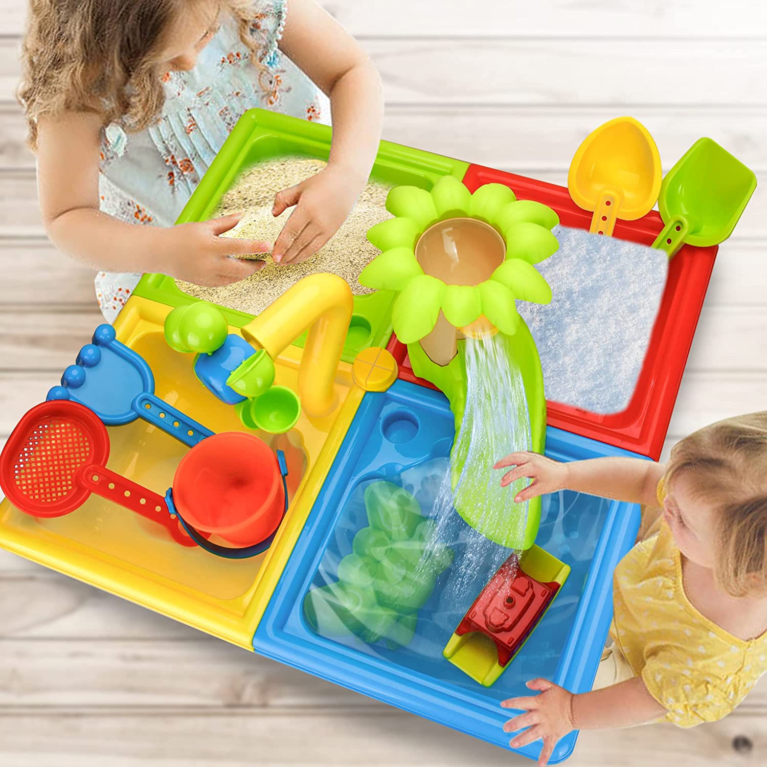 Beach Table Sand Play Toys Chi - đánh giá và giá Kids Outdoor Water Table