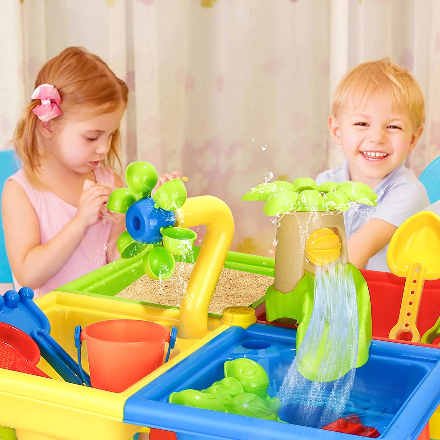 Beach Table Sand Play Toys Chi - đánh giá và giá Kids Outdoor Water Table
