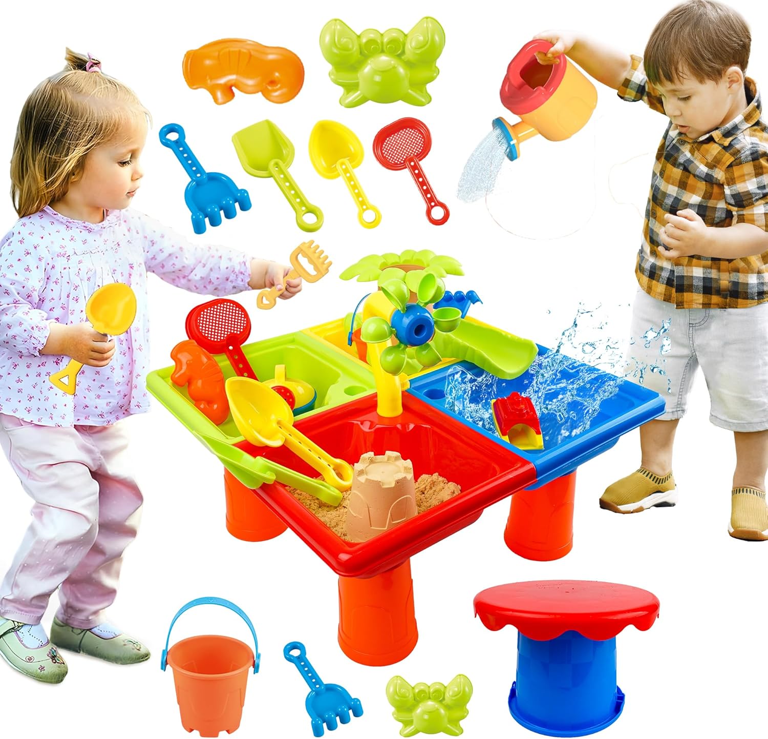 25 Pcs Summer Water Table for  - đánh giá và giá Kids Outdoor Water Table