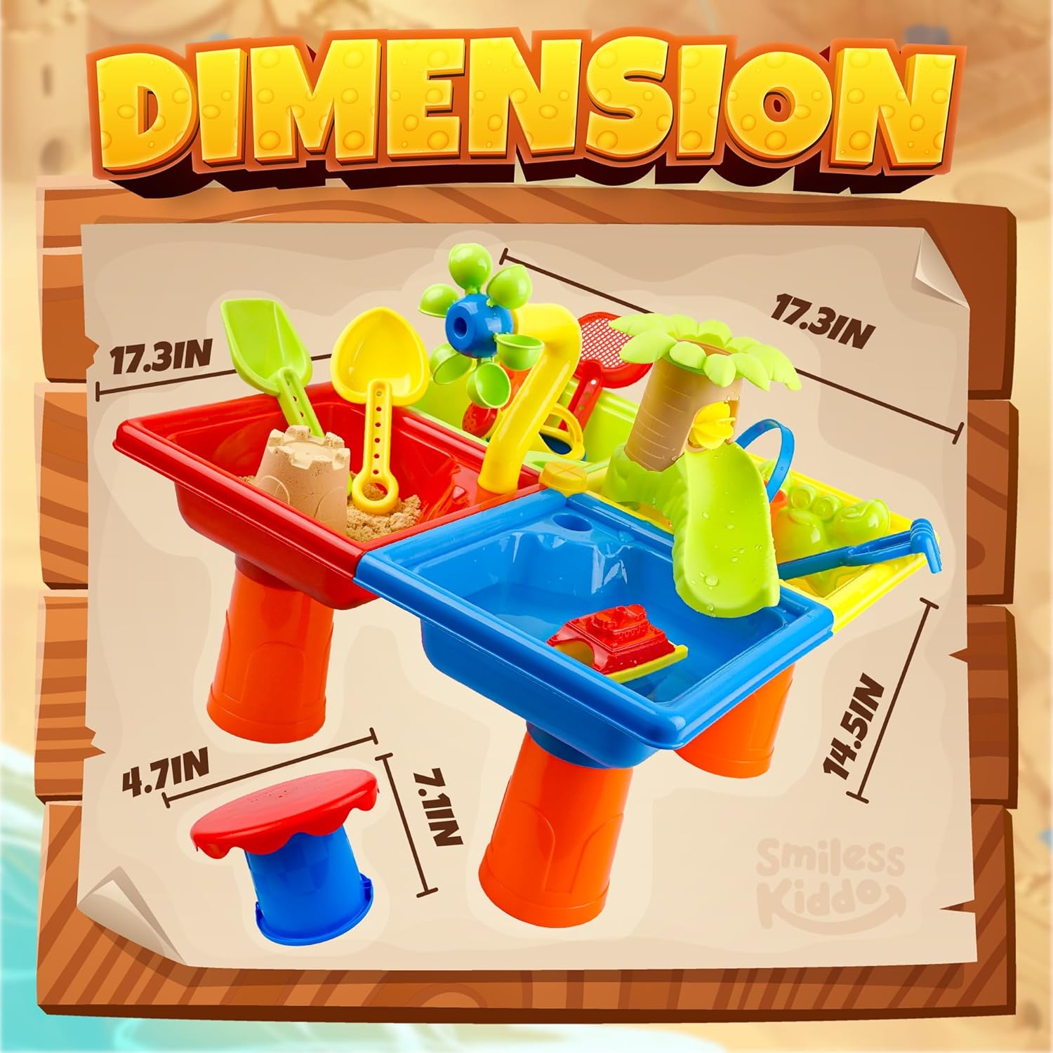 25 Pcs Summer Water Table for  - đánh giá và giá Kids Outdoor Water Table