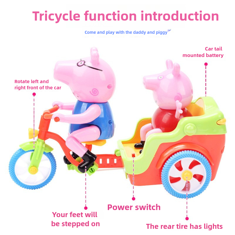 Battery Operated Pink Piggy Ri - đánh giá và giá Ride On Toy Car