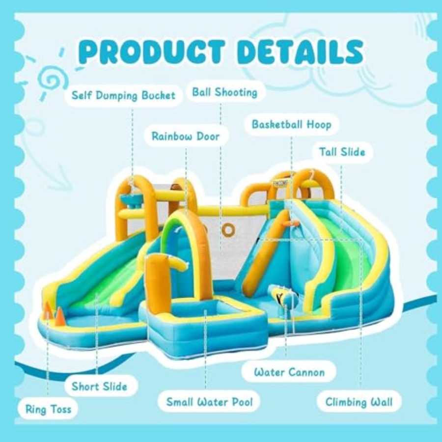 Backyard outdoor inflatable wa - đánh giá và giá Kids Outdoor Slide