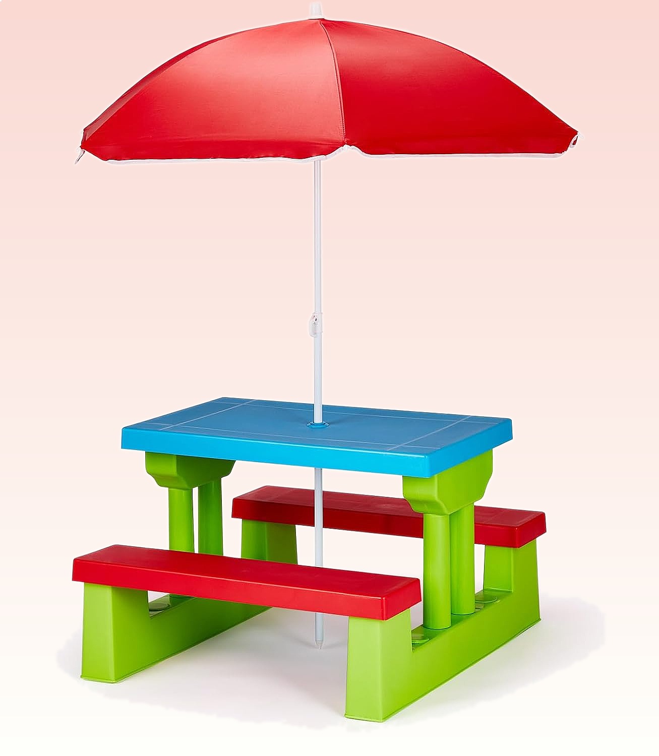 JOYMOR Kids Picnic Table with  - đánh giá và giá Kids Outdoor Bench With Umbrella