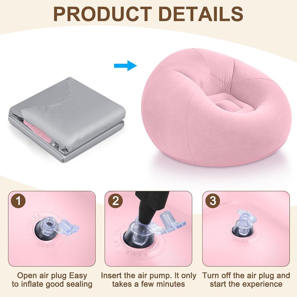 Inflatable Bean Bag Chairs, Pi - đánh giá và giá Kids Outdoor Lounger Chair