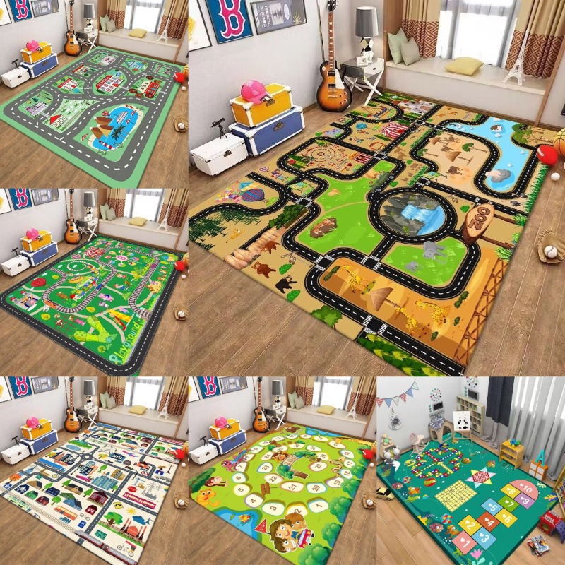 Kids Traffic Play Mat Road Map - đánh giá và giá Kids Outdoor Zoo