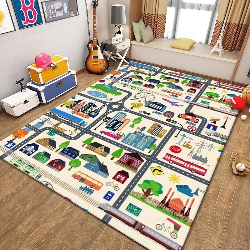 Kids Traffic Play Mat Road Map - đánh giá và giá Kids Outdoor Zoo