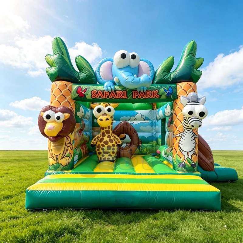 Jungle Commercial Inflatable B - đánh giá và giá Kids Outdoor Zoo