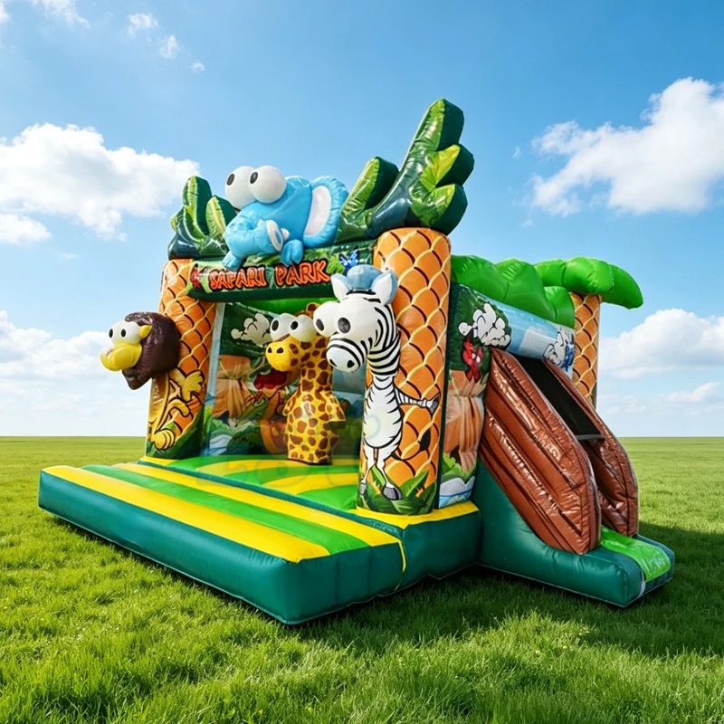 Jungle Commercial Inflatable B - đánh giá và giá Kids Outdoor Zoo