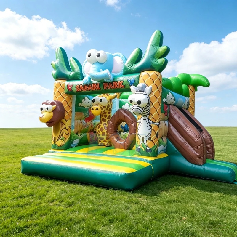 Jungle Commercial Inflatable B - đánh giá và giá Kids Outdoor Zoo