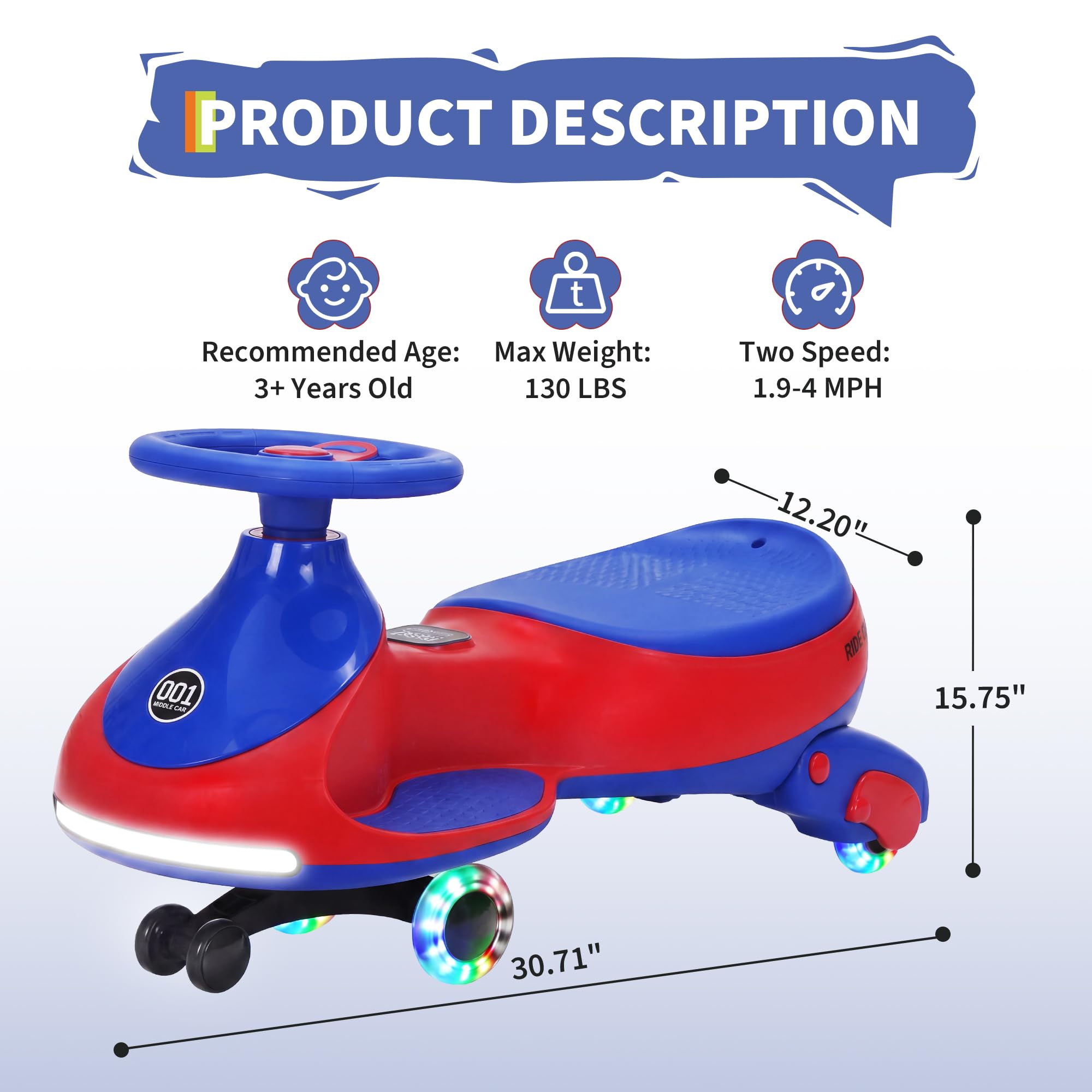 12V Electric Wiggle Car Kids W - đánh giá và giá Ride On Toy Car