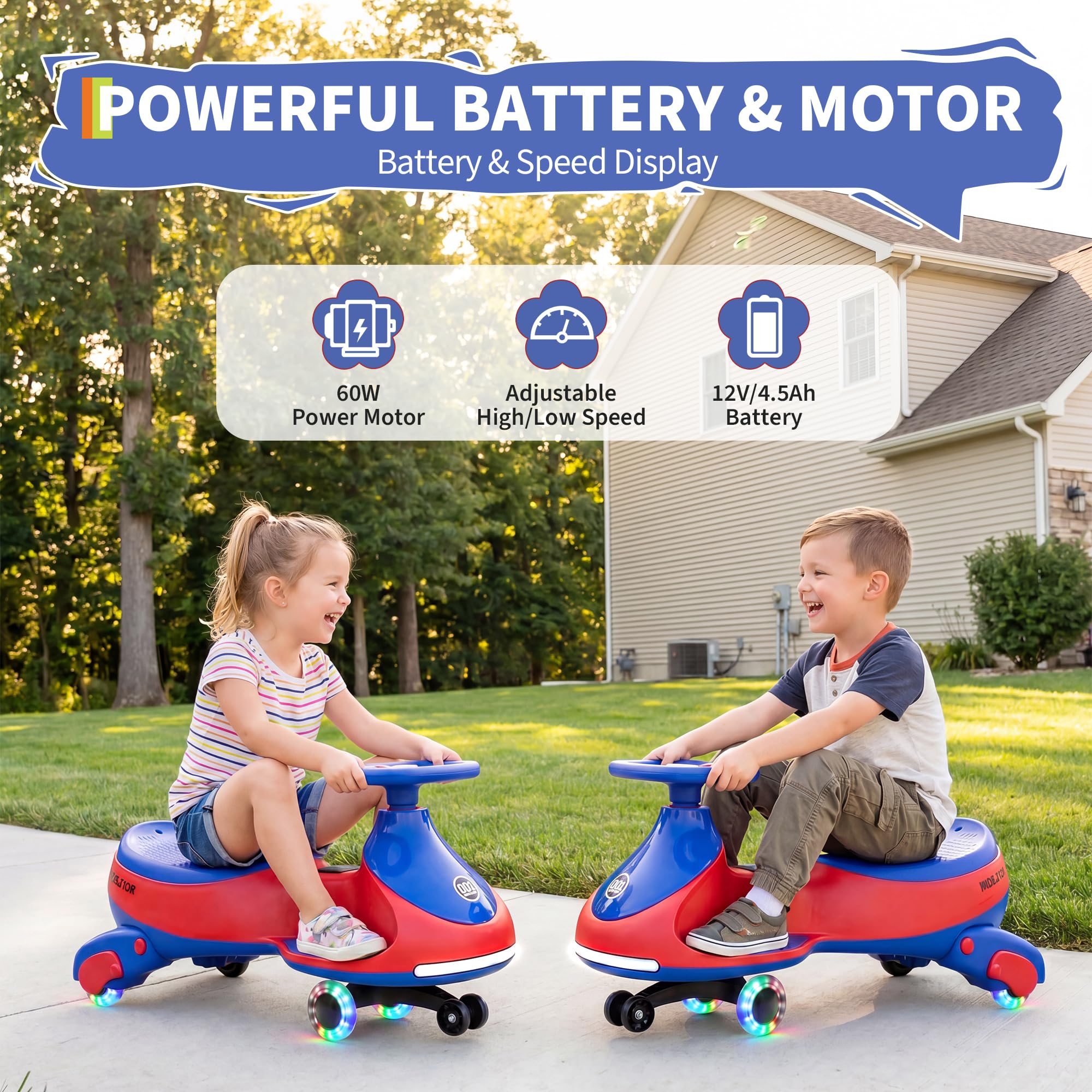 12V Electric Wiggle Car Kids W - đánh giá và giá Ride On Toy Car
