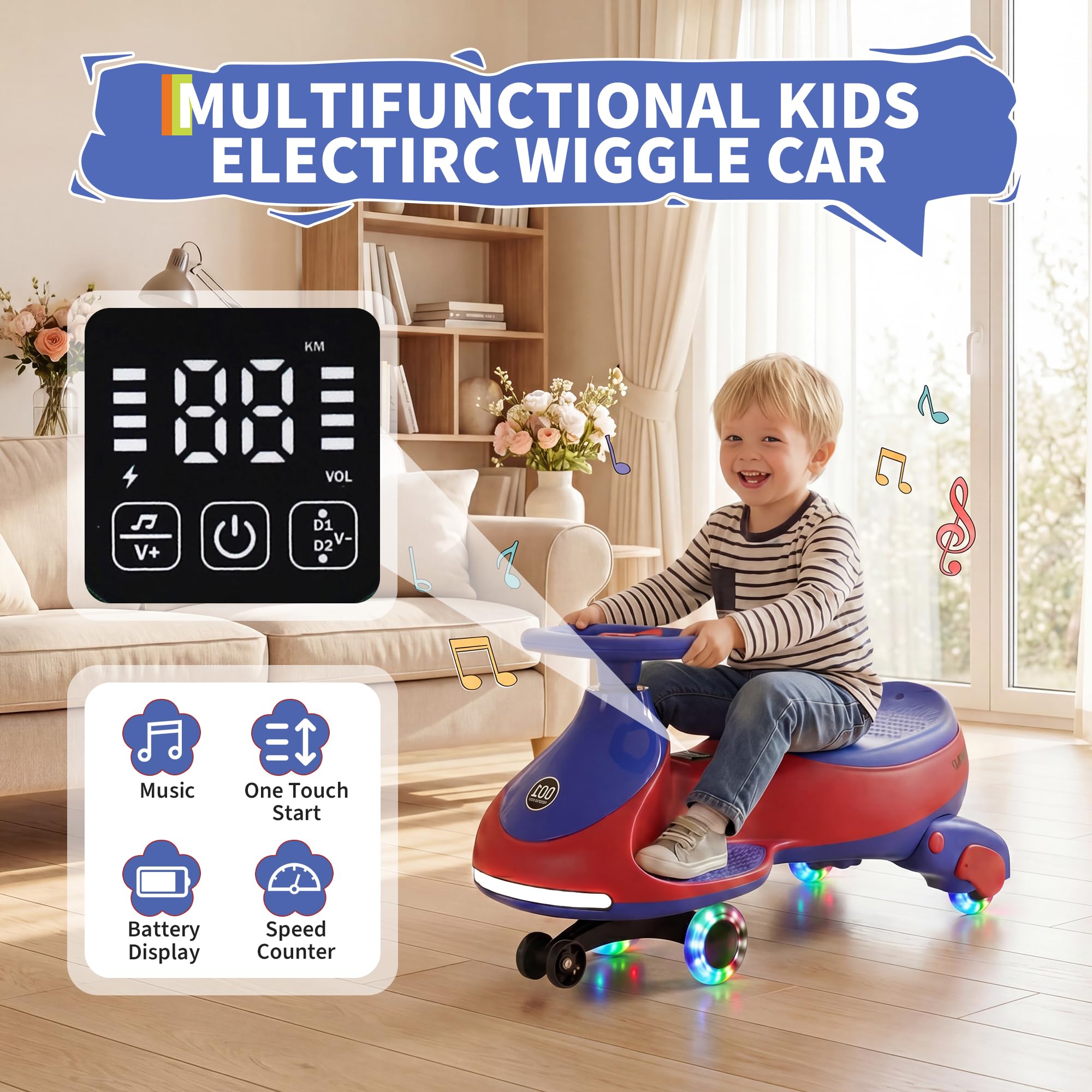 12V Electric Wiggle Car Kids W - đánh giá và giá Ride On Toy Car