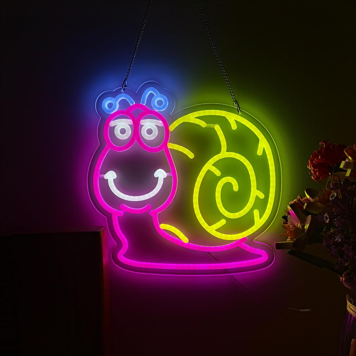 Snail Neon Sign Cartoon Cute A - đánh giá và giá Kids Outdoor Zoo
