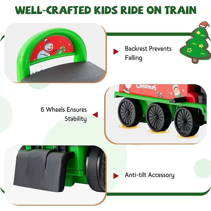 Christmas Ride On Train Track  - đánh giá và giá Ride On Toy Car