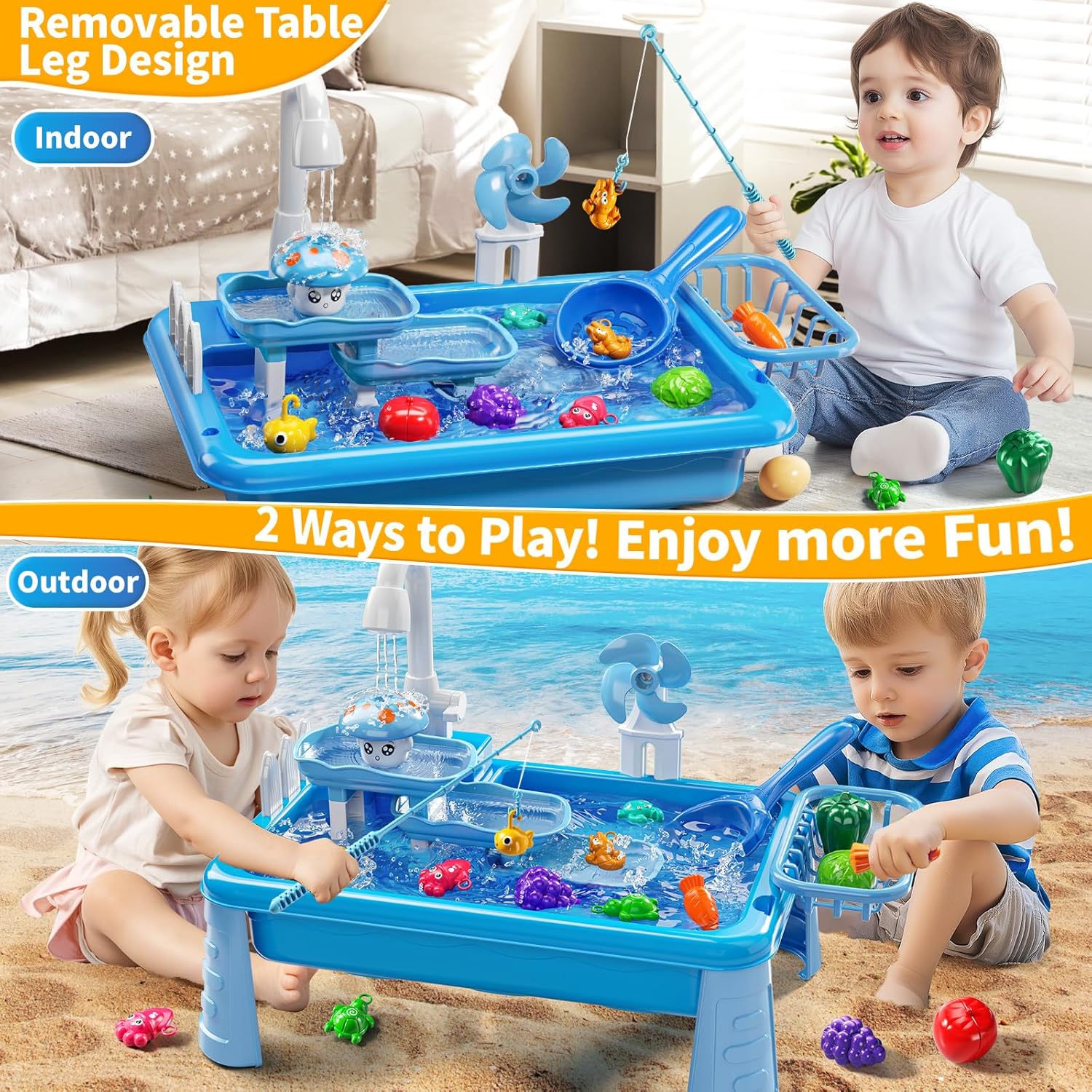Water Table Play Sink Toy for  - đánh giá và giá Kids Outdoor Water Table