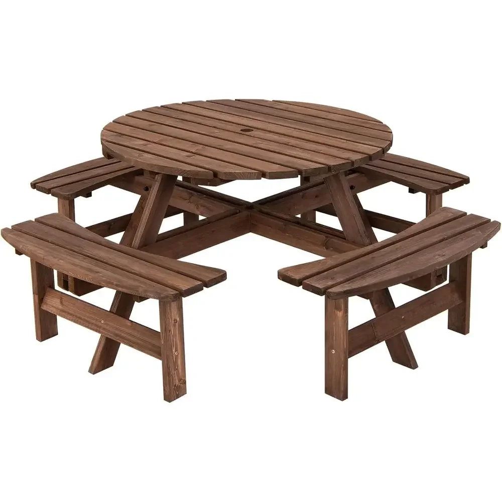 Wooden Picnic Table Set with W - đánh giá và giá Kids Outdoor Bench With Umbrella
