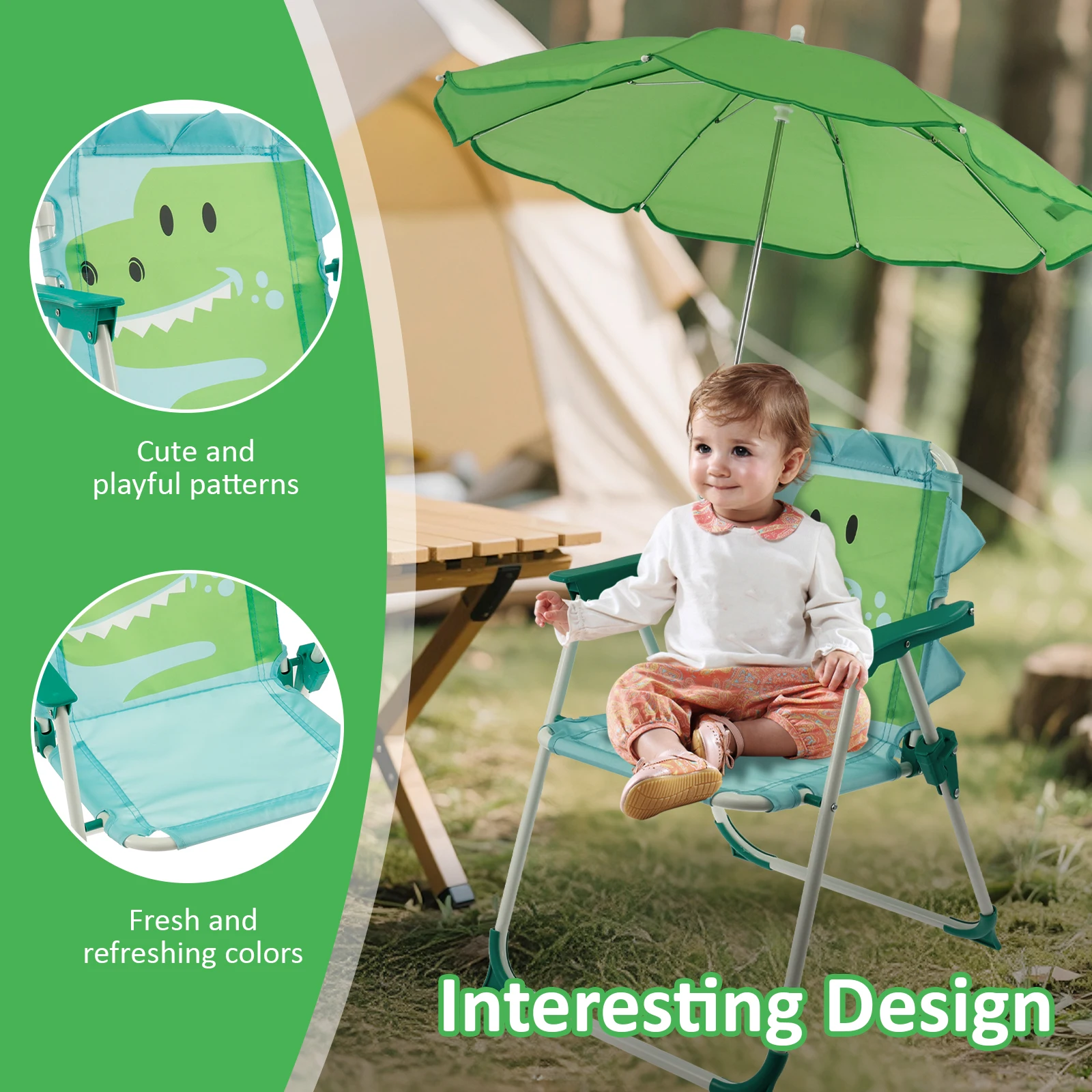 Kids Folding Beach Chair With  - đánh giá và giá Kids Outdoor Lounger Chair