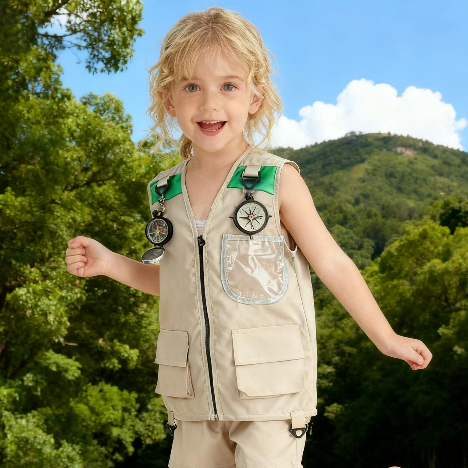 Kids Fishing Vest Sleeveless C - đánh giá và giá Kids Outdoor Zoo