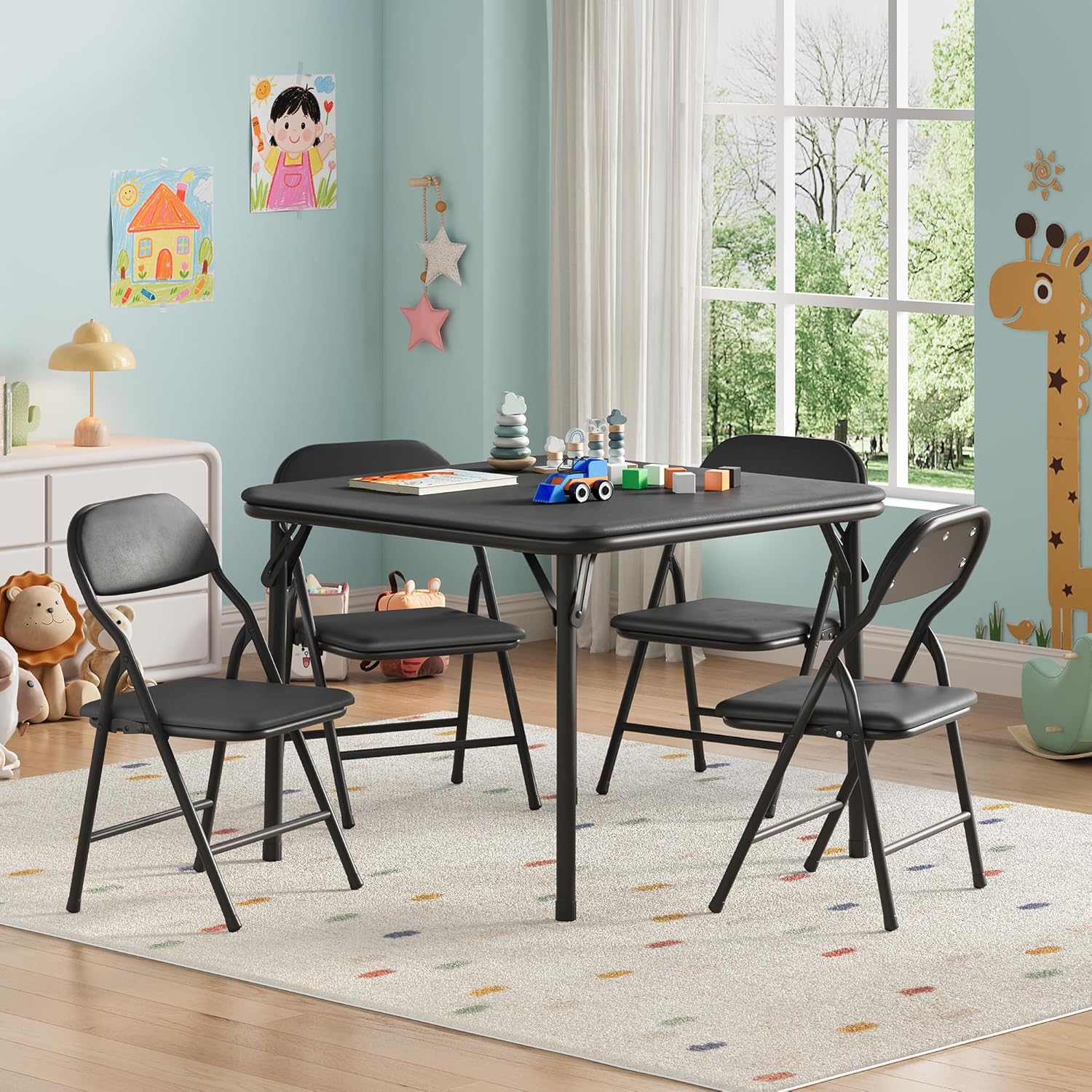 5-Piece Kids Folding Table and - đánh giá và giá Kids Outdoor Water Table