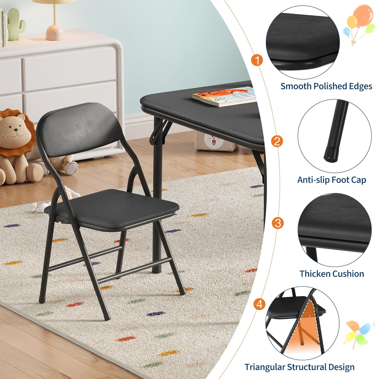 5-Piece Kids Folding Table and - đánh giá và giá Kids Outdoor Water Table