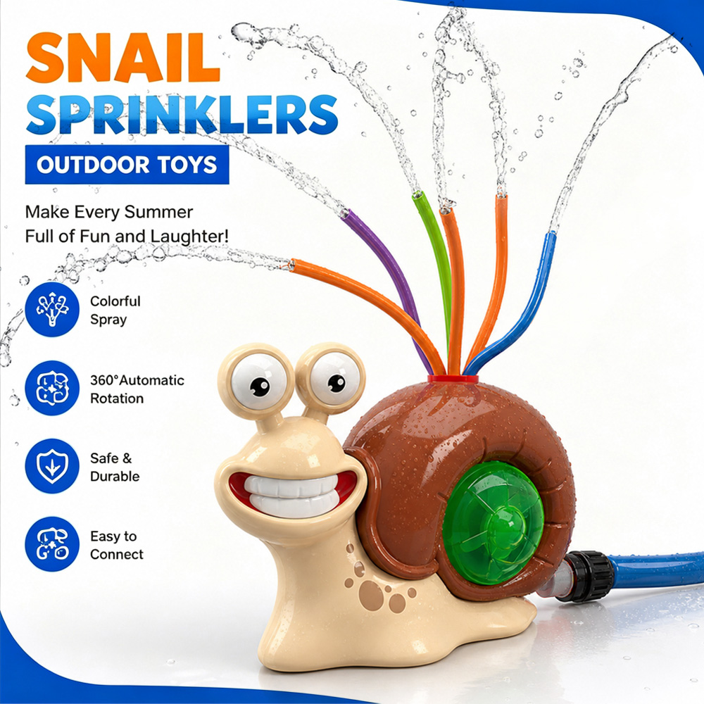 Water Spray Outdoor Toy Snail  - đánh giá và giá Kids Outdoor Garden Toys