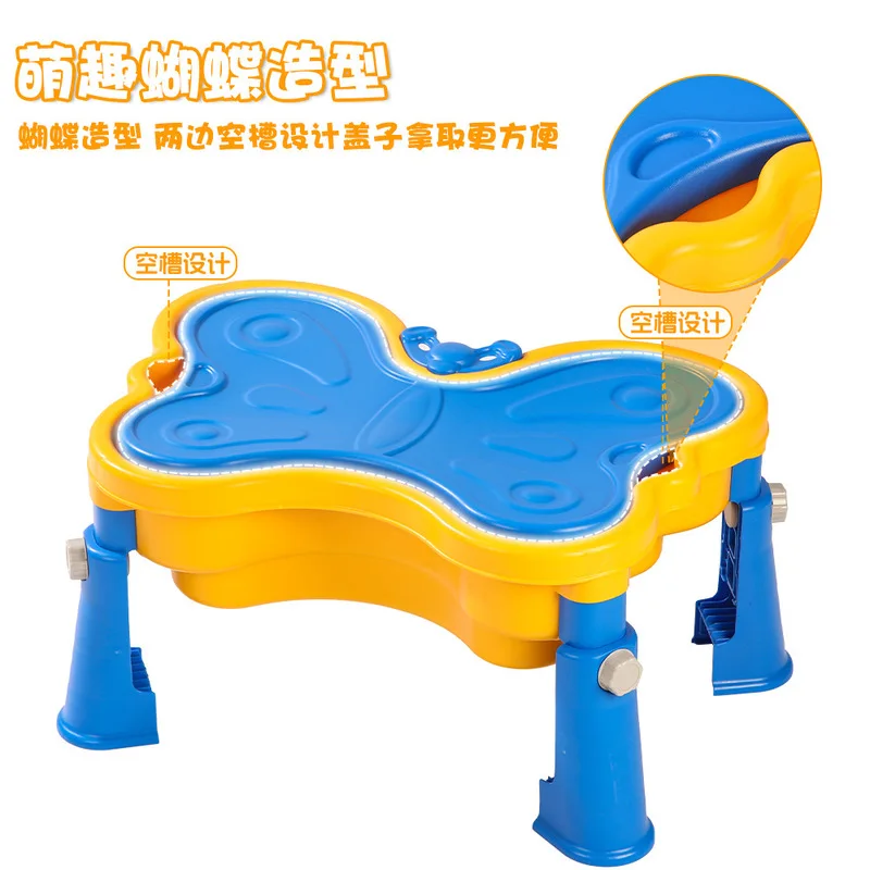 Kids Butterfly Shaped Sand and - đánh giá và giá Kids Outdoor Activity Table