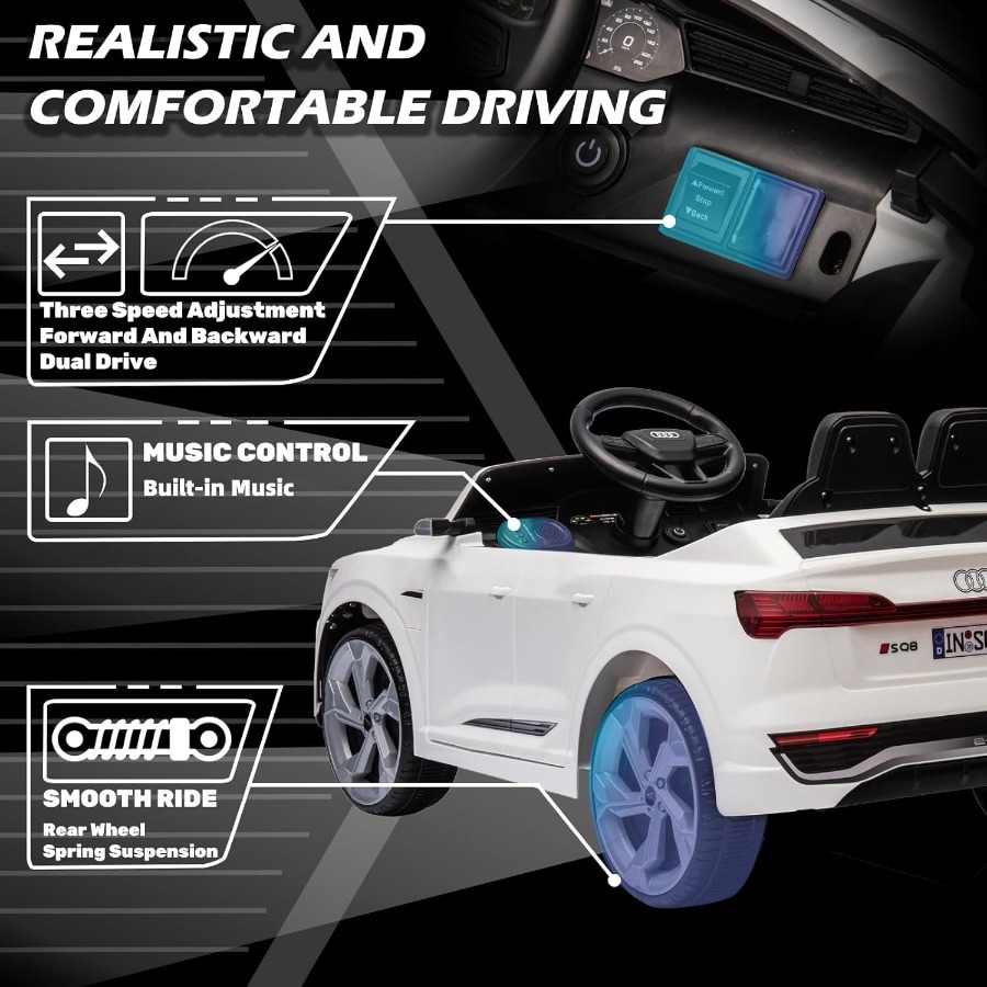 12V Licensed Audi SQ8 Ride on  - đánh giá và giá Ride On Toy Car