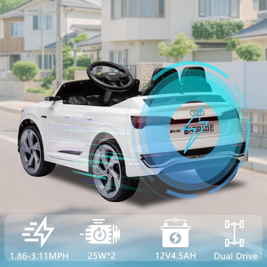 12V Licensed Audi SQ8 Ride on  - đánh giá và giá Ride On Toy Car